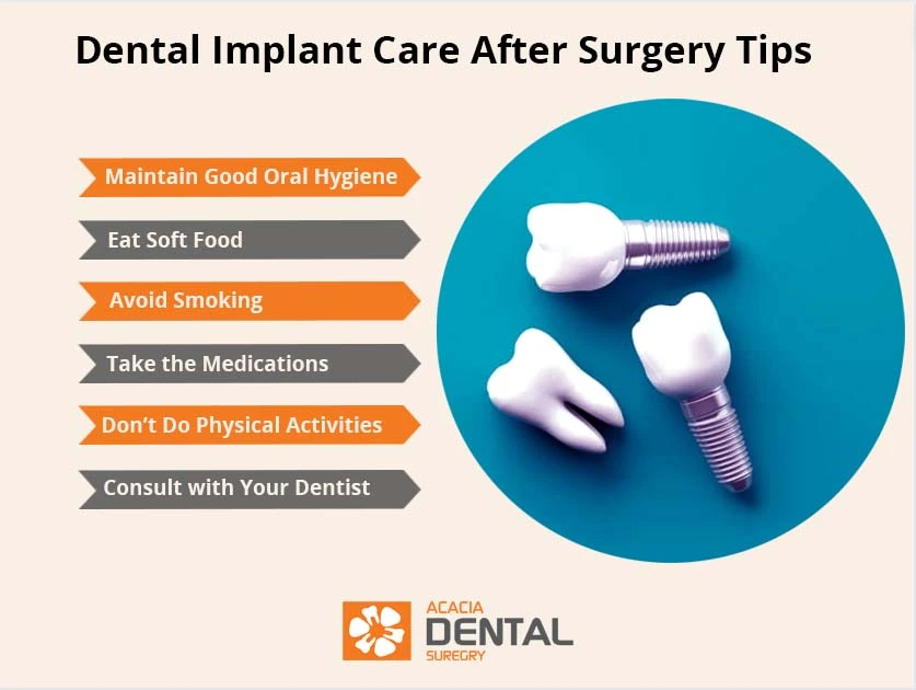 dental implants aftercare tips